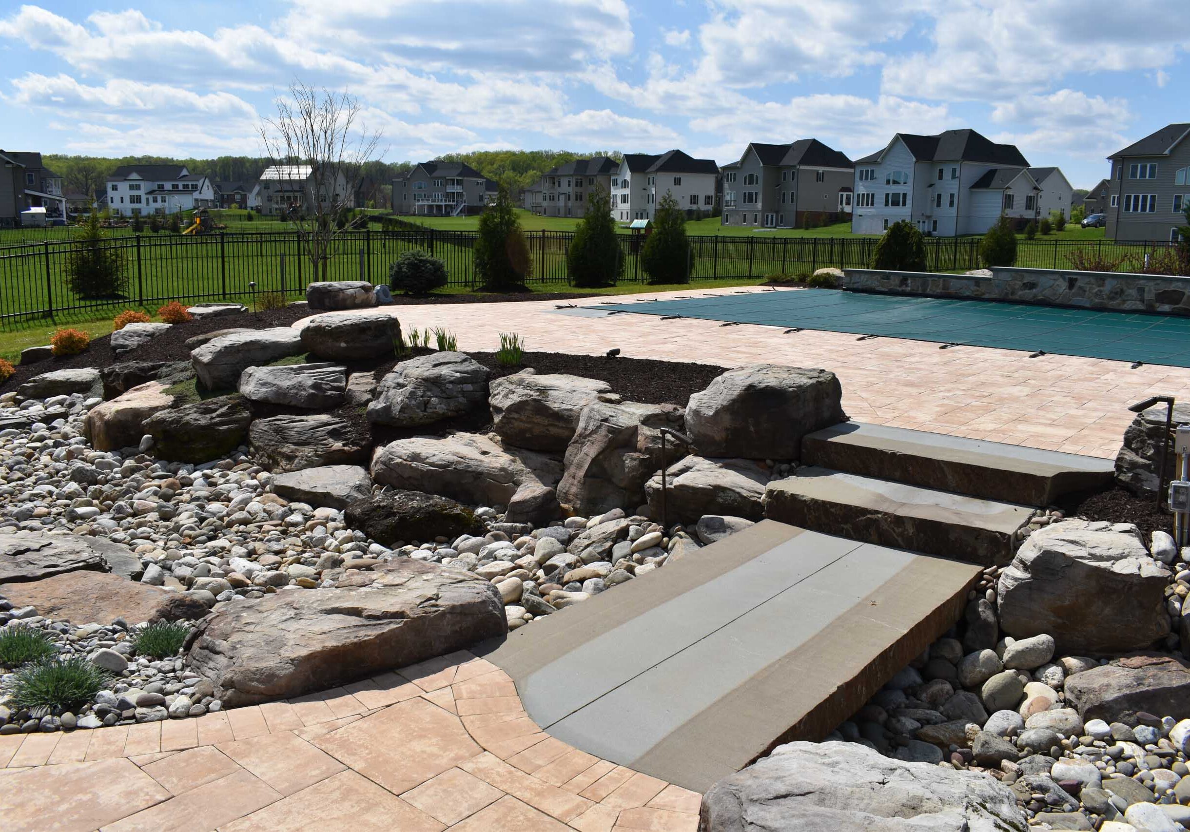 Boulder Stream Bridge Glenwood, MD's Best Drainage Company